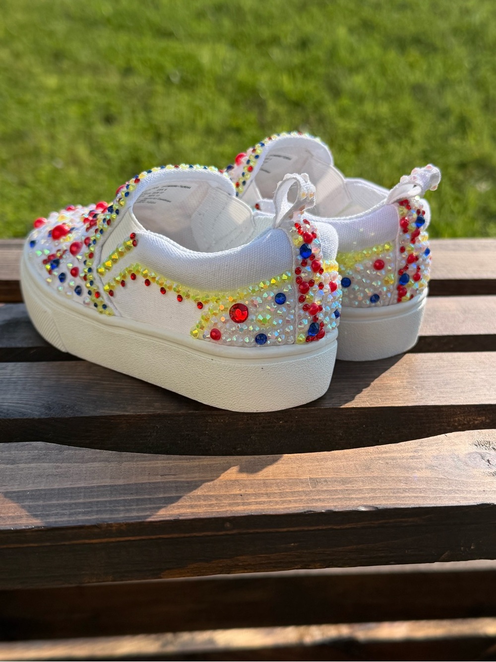 Custom Rhinestone Baby/Toddler Shoes - Picture 2 of 2